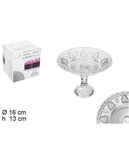 TARTERA CRISTAL AMBERES 16cm