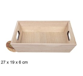 CAJA MADERA NATURAL 27x19x6cm