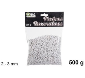 PIEDRA DECORATIVA BLANCA 2-3mm(500 g)