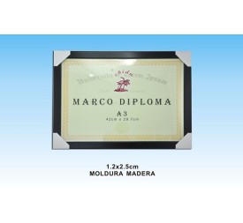 MARCO DIPLOMA A3 NEGRO DM-875(6/12)