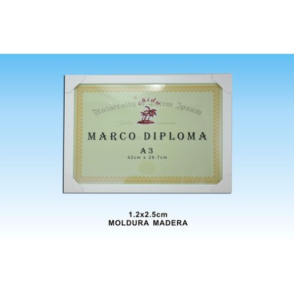 MARCO DIPLOMA A3 BLANCO DM-873(6/12)