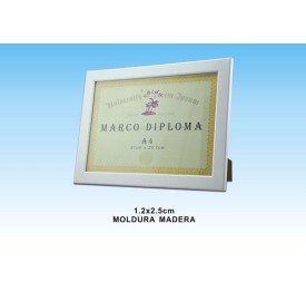 MARCO DIPLOMA A4 BLANCO DM-872(12/24)