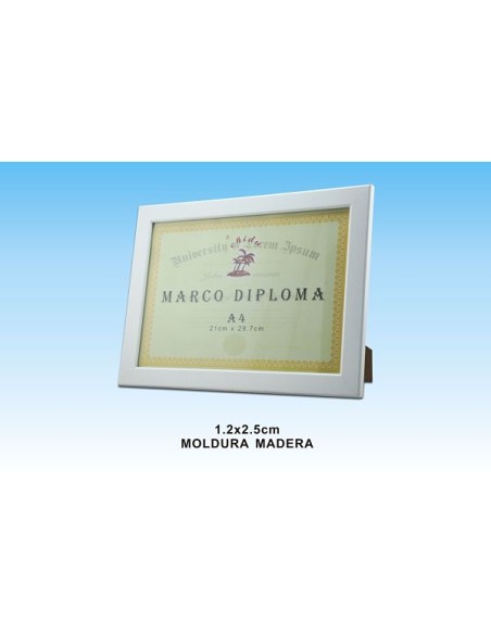 MARCO DIPLOMA A4 BLANCO DM-872(12/24) MARCO DIPLOMA A4 BLANCO DM-872(12/24)