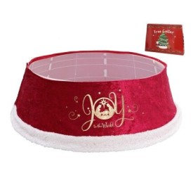 FALDON ARBOL NAVIDAD ROJO JOY 122X26X1CM
