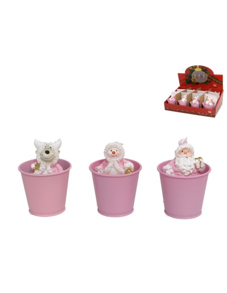 VASO VELA FIGURA 6X8CM 3STD