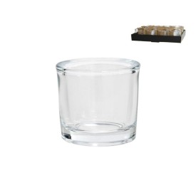 PORTAVELAS CRISTAL RED. LINARES 6,5X6CM