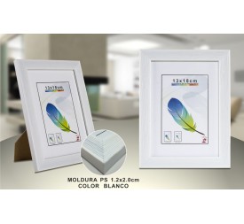 PORTAFOTO PLASTICO PS-612 13X18CM(18/36)