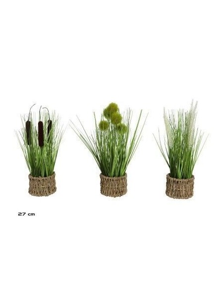 MACETA ALGAS GRASS SURT 27CM