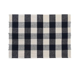 INDIVIDUAL ALGODON 50X0,5X33 200GSM CUADROS AZUL