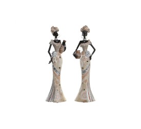 FIGURA RESINA 10X7X33 AFRICANA 2 SURT.