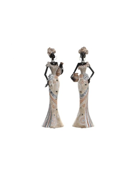 FIGURA RESINA 10X7X33 AFRICANA 2 SURT.