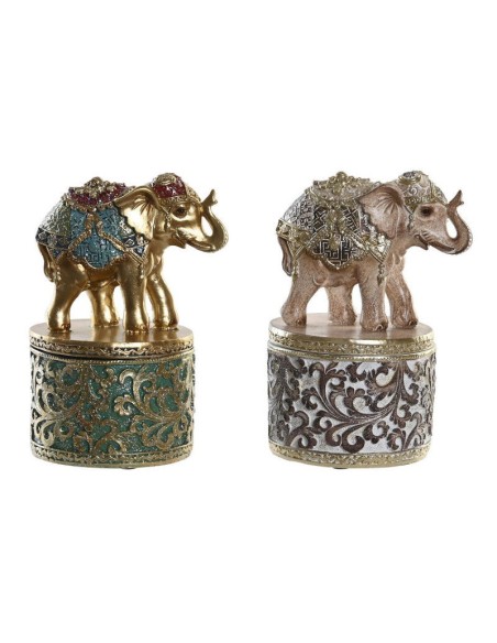 FIGURA RESINA 9X9X17 ELEFANTE 2 SURT.