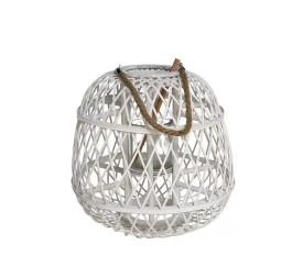 PORTAVELAS BLANCO VASO CRISTAL BLITZEN 3