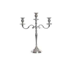 CANDELABRO ALUMINIO 34X12X41 3 VELAS CROMADO