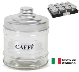 TARRO CAFFÉ SILVER 280ML. CRISTAL