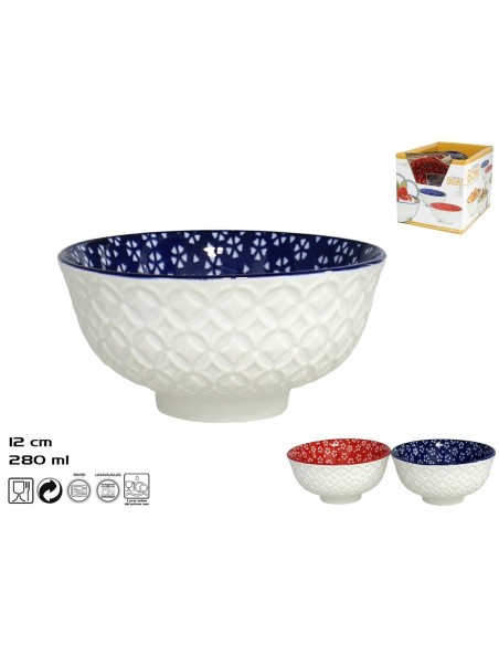 BOWL 12 CM LLANES - PORCELANA 2 SURT.