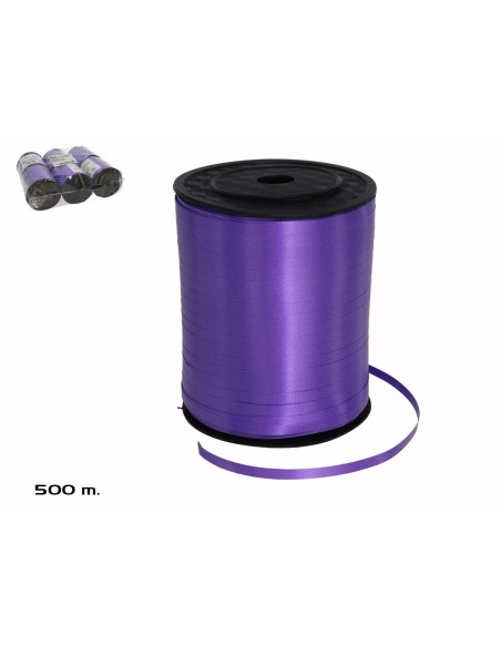 BOBINA CINTA REGALO 9X11CM 500 M LILA