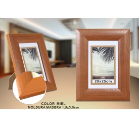 PORTAFOTO MADERA DM-803 20X25CM(12/24)
