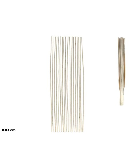 VARA YUTE 100CM BLANQUEADA 18PCS