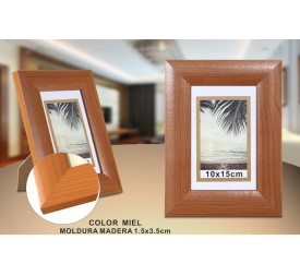 PORTAFOTO MADERA DM-803 10X15CM(24/72)