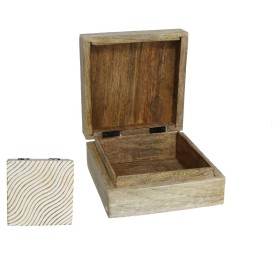 CAJA TALLADA WAVES 13X13X6CM