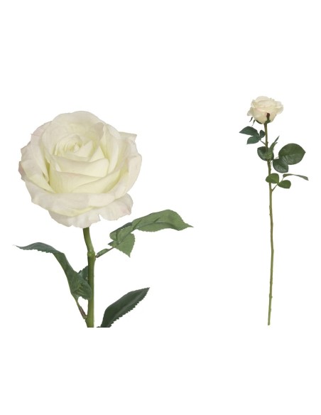 VARA ROSA REAL TOUCH 60 CM BLANCO