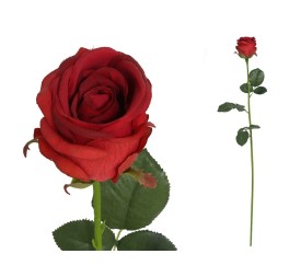 VARA ROSA REAL TOUCH 89 CM ROJO