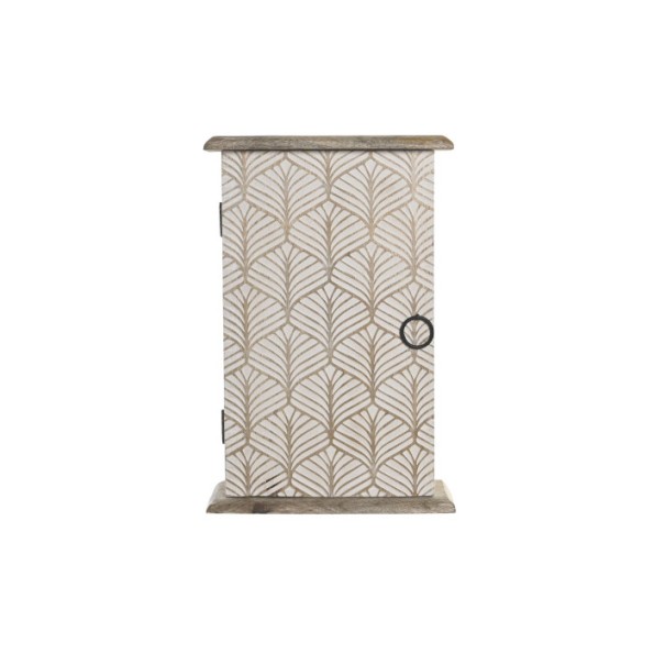 GUARDALLAVES MANGO 18X7,5X28 BUDA TALLADO MARRON (0614)