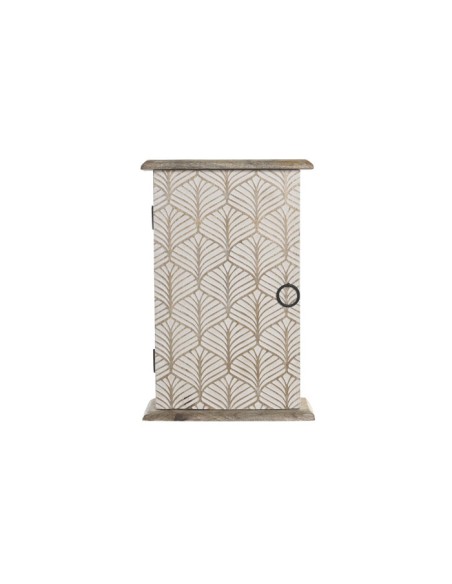 GUARDALLAVES MANGO 18X7,5X28 BUDA TALLADO MARRON (0614)