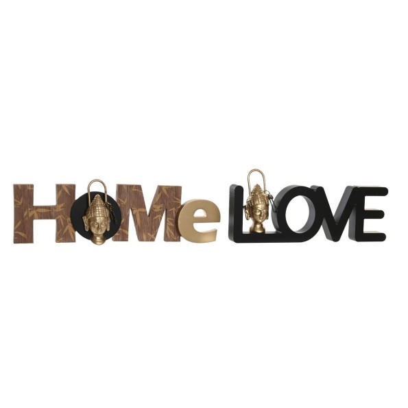 DECORACION MDF 36X4,5X11 LOVE HOME 2 SURT.