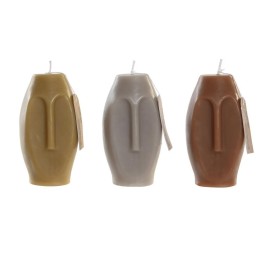 VELA CERA 6X5X12 244 GR, CARA 3 SURTIDO