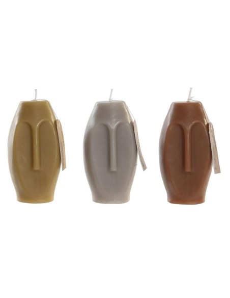 VELA CERA 6X5X12 244 GR, CARA 3 SURTIDO