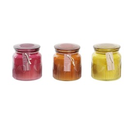VELA CERA 10X10X11 300 GR, CON TAPA 3 SURT.