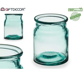 JARRON VIDRIO PUCHADES 11 x 11 x 14 cm.