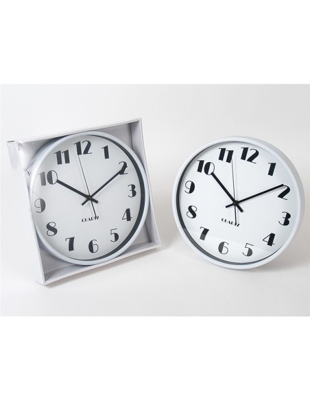 RELOJ DE PARED KIRA BLANCO 30X4.3 CM