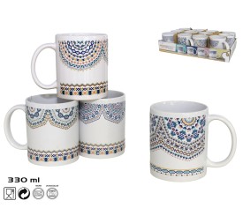 JARRA  MUG 330ML VIRGINIA 4 SURTIDOS
