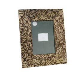 MARCO FOTOS TALLADO BUDA 27X22CM