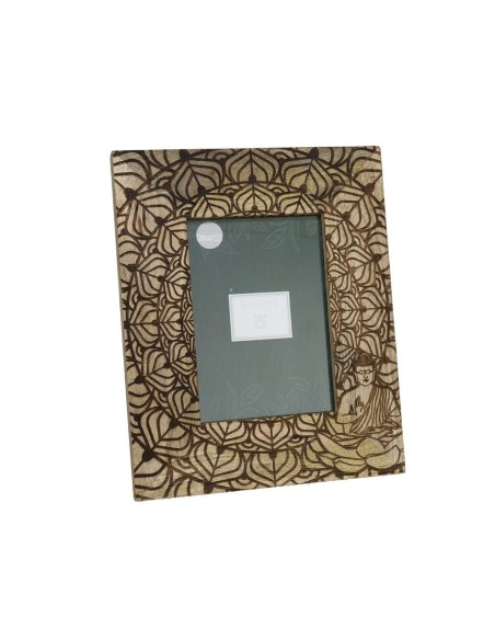 MARCO FOTOS TALLADO BUDA 27X22CM