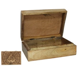 CAJA TALLADA BUDA 25X17X8CM
