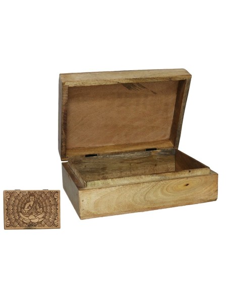 CAJA TALLADA BUDA 25X17X8CM