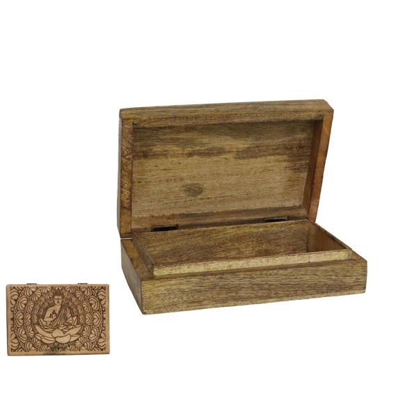 CAJA TALLADA BUDA 21X13X6CM