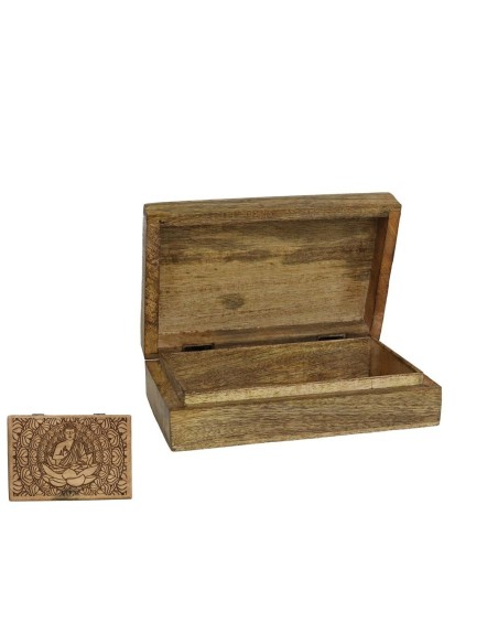 CAJA TALLADA BUDA 21X13X6CM