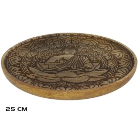 PLATO TALLADO BUDA 25CM