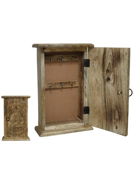 CAJA PORTALLAVES TALLADO 17X7X27CM