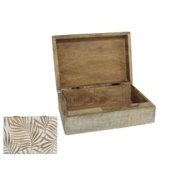 CAJA TALLADA LEAF 25X17X8CM