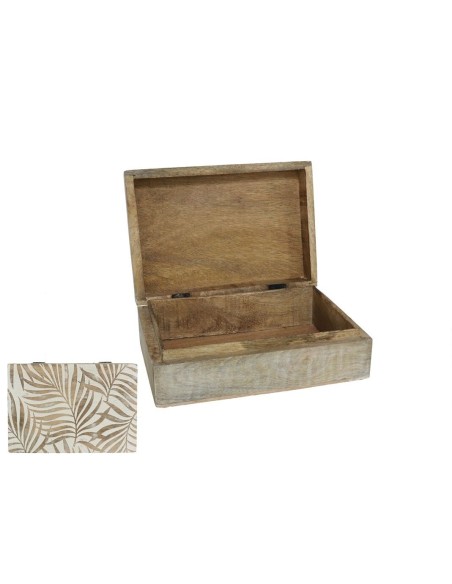CAJA TALLADA LEAF 25X17X8CM