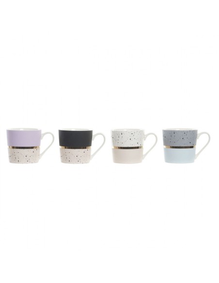 MUG GRES 13X9,5X9 410ML, TERRAZO 4 SURTIDO