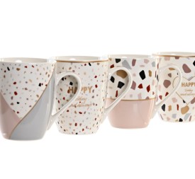 MUG PORCELANA 11,5X8,3X10,5 340ML TERRAZO 4 SURT.