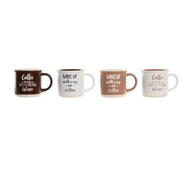 MUG PORCELANA 12,5X9,6X8,7 370ML, COFFEE 4 SURT.
