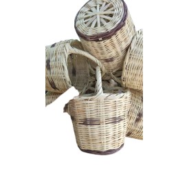CESTA MIMBRE NATURAL 22*22